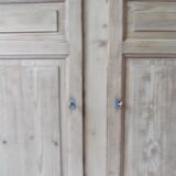 Vintage sideboard in raw pitchpin