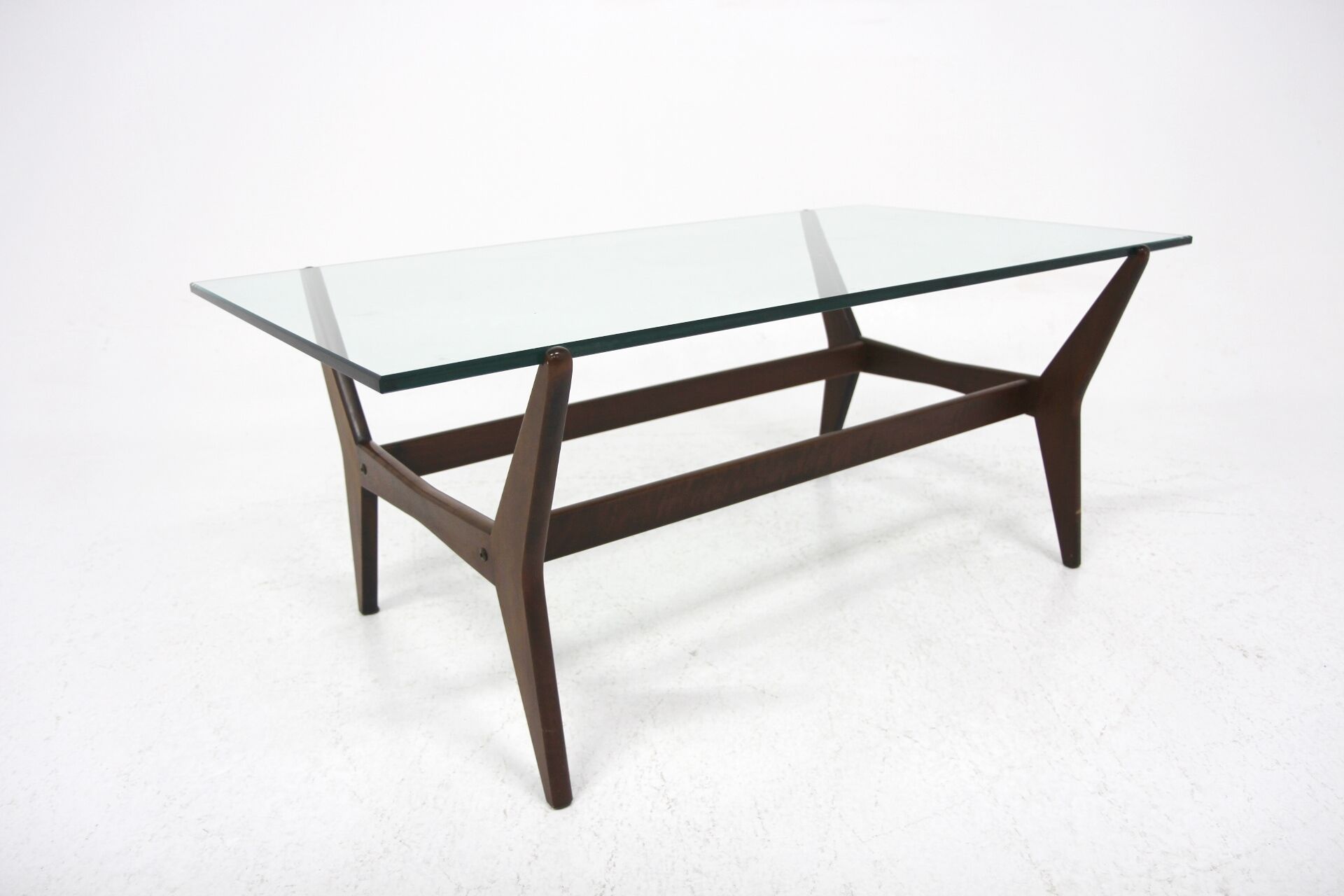 Glass coffee table, Sweden, 1960