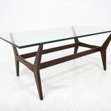 Glass coffee table, Sweden, 1960