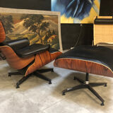 Eames  lounger and ottoman