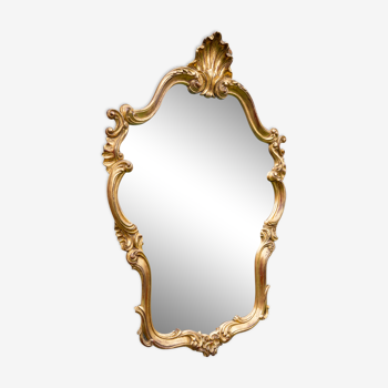 Miroir vintage doré vertical 97x61