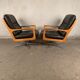 Paire de fauteuils designer Eugen Schmidt Soloform années 1960