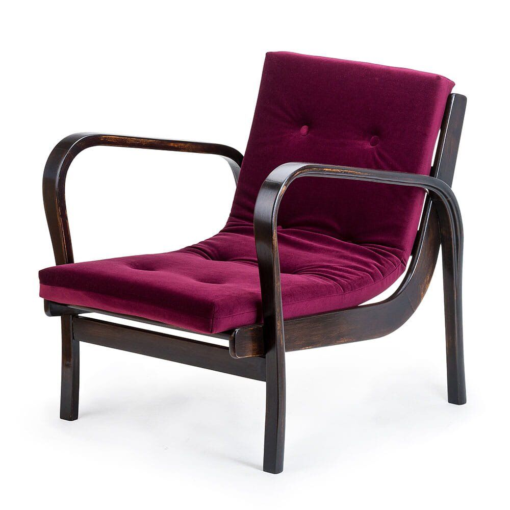 Armchair by K. Kozelka, Czechoslovakia, 1940s