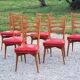 Set of 6 vintage Scandinavian style chairs from the 50s