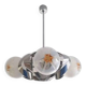 Mazzega Murano Space Age Chandelier 70s