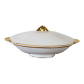 Vegetable dish in Limoges porcelain by Jean Boyer
