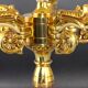 Bronze Bouillotte Lamp in Solid Empire Style Five Lights * Lucien Ga
