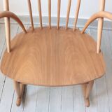 Scandinavian Rocking Chair by Illum Wikkelsø for Niels Eilersen, 1958