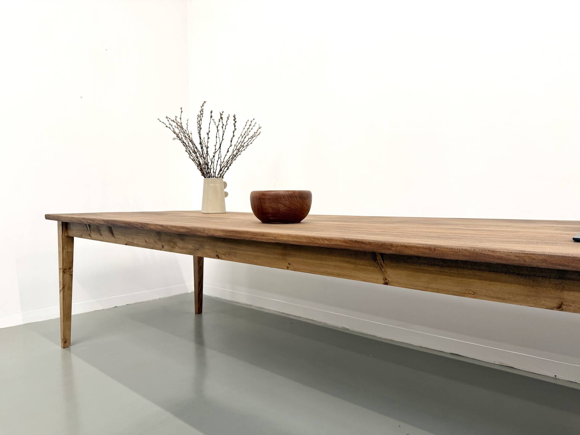 Large XXL Farm Table 4 Metres in Solid Chestnut