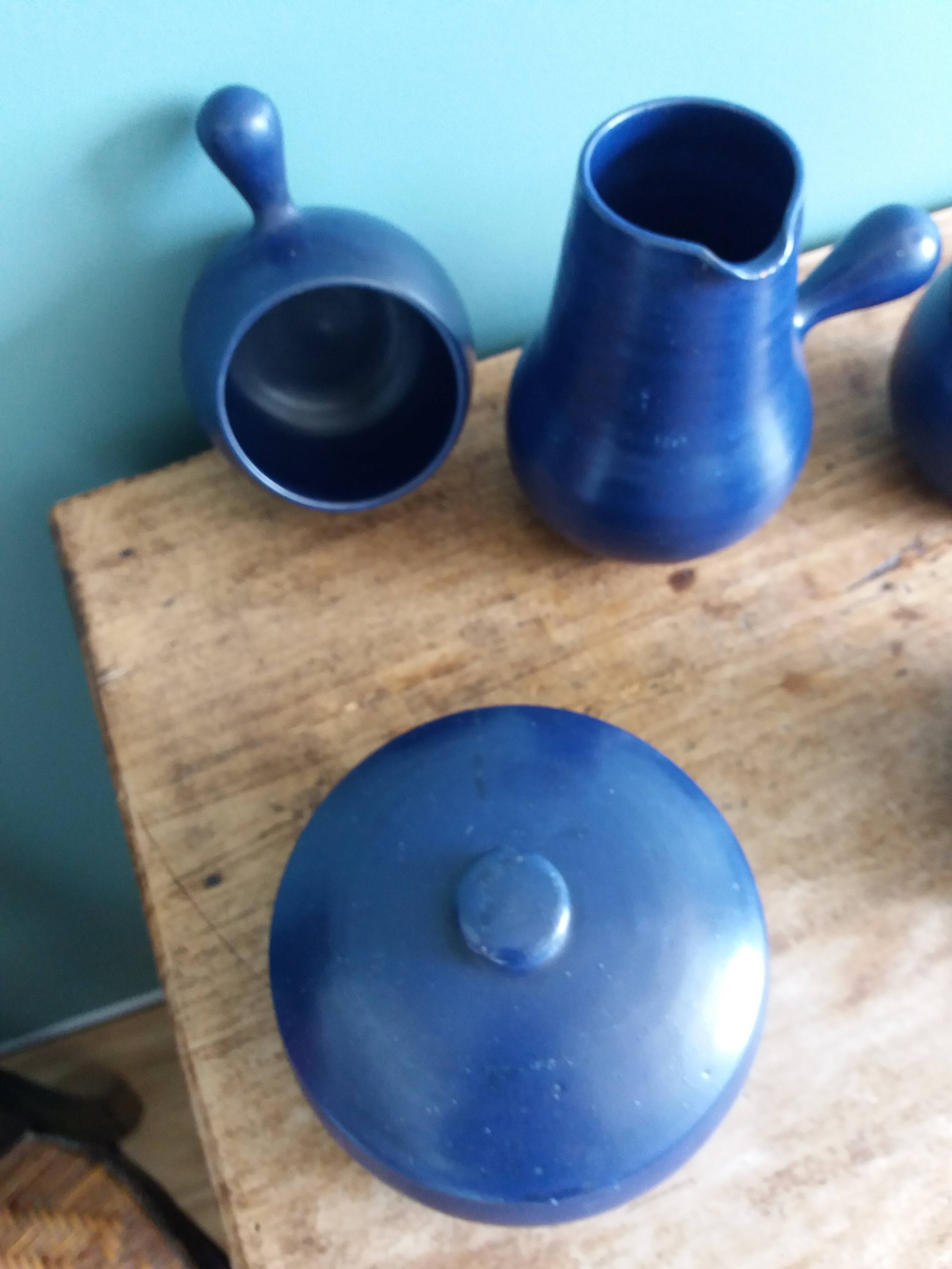 Service signed Charles Voltz Vallauris