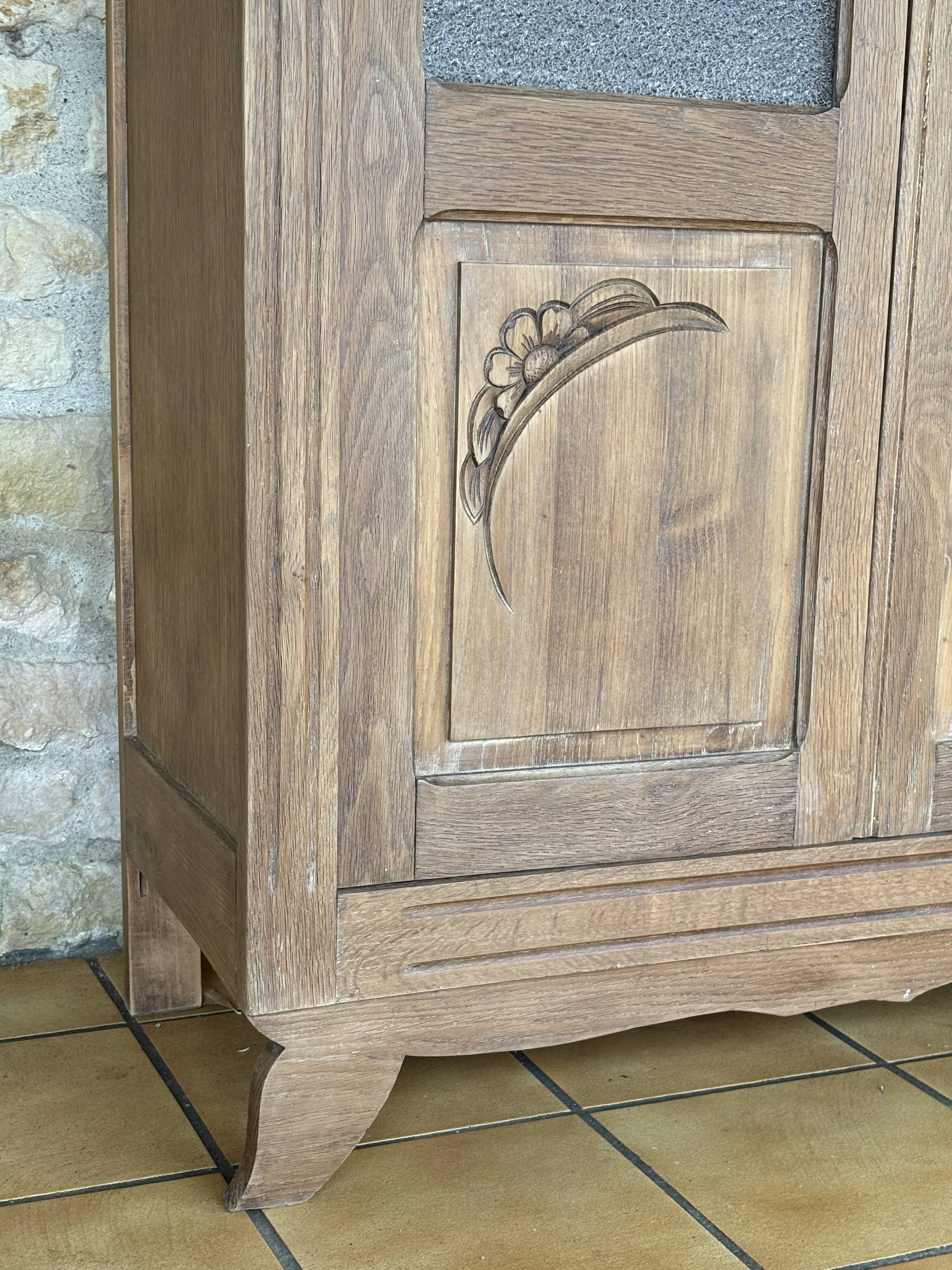 Showcase, Art Deco style bookshelf restored