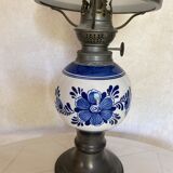 Vintage kosm brenner opaline kerosene lamp