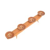 Ash candle holder for small candles, Germany, 1970s.