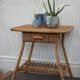 Vintage rattan bedside table