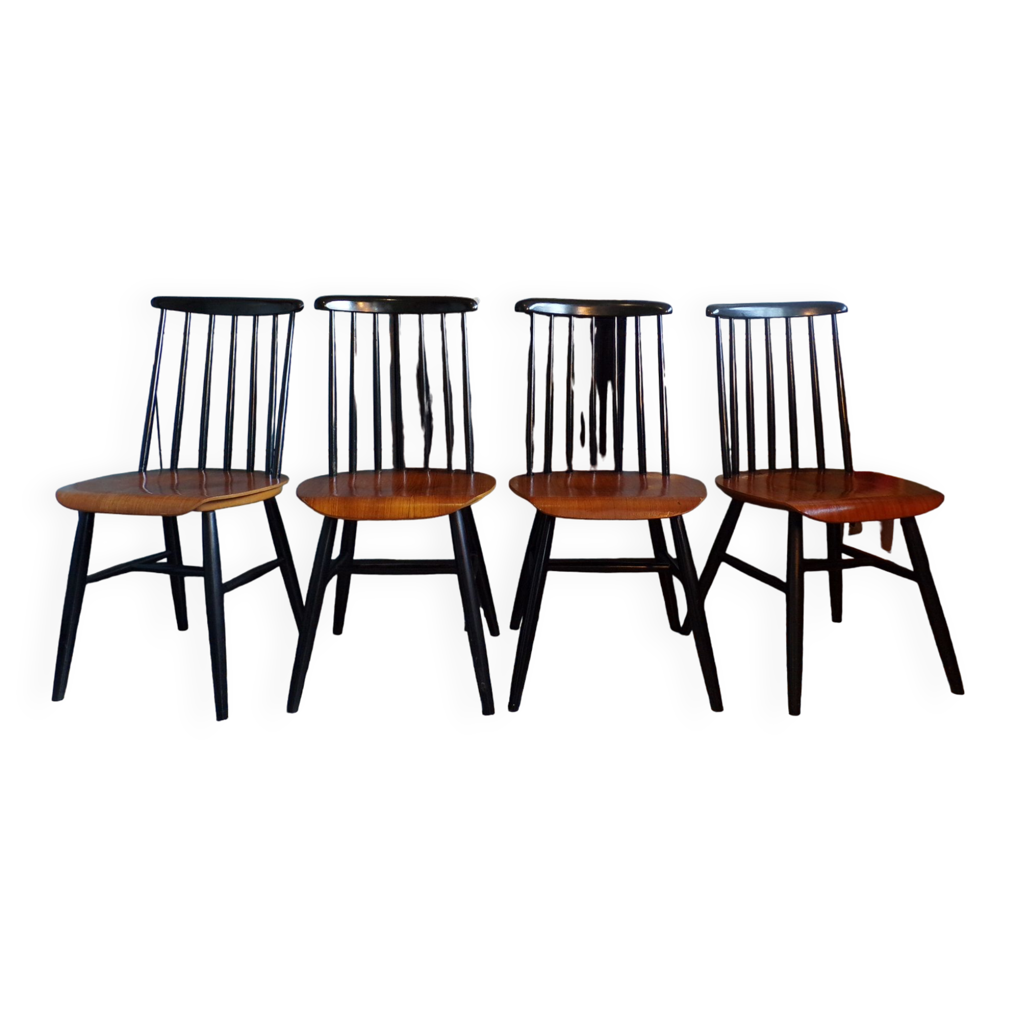Set 4 Fanett chairs by Ilmari Tapiovaara
