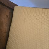 Solid walnut sofa