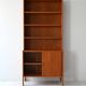 Vintage Scandinavian Teak Bookcase with Exposed Joinery