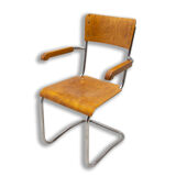 Modernist B43F tubular desk chair by Mart Stam, 1950s
