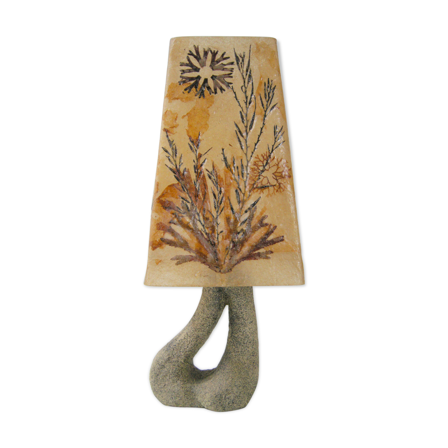 Stone & resin lamp 1970