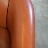 Set of original English handmade springvale club chairs in good condition