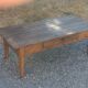 19th-century oak farmhouse coffee table 149cm