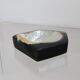 Ashtray, resin and mother-of-pearl inclusions, in the style of Jean Claude Dresse, 1970, vintage