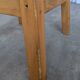 Vintage Wooden Bar Stool: Black Leather Seat, Mid-Century Bistro Style