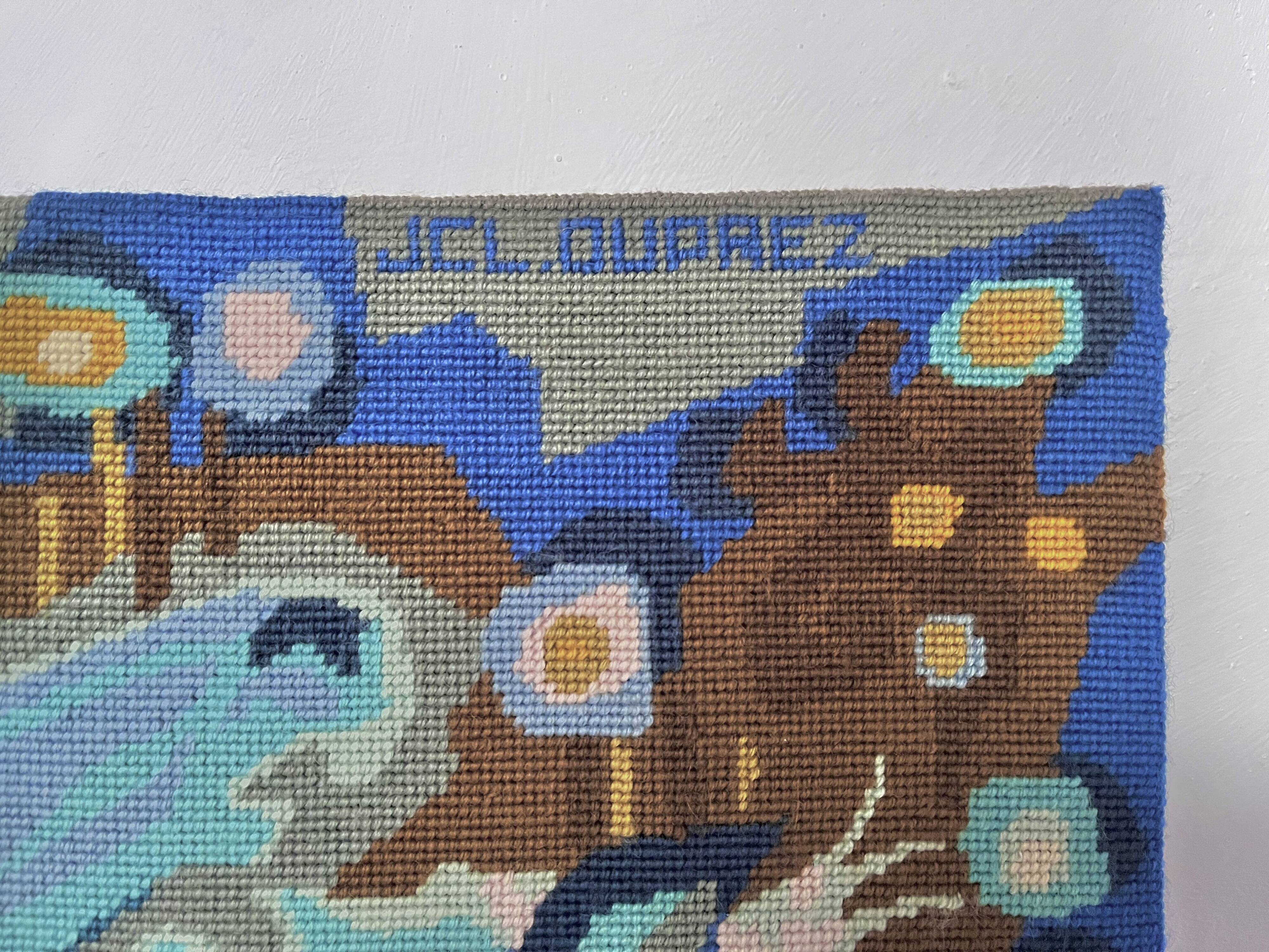 JCL Duprez tapestry "the azure horses"