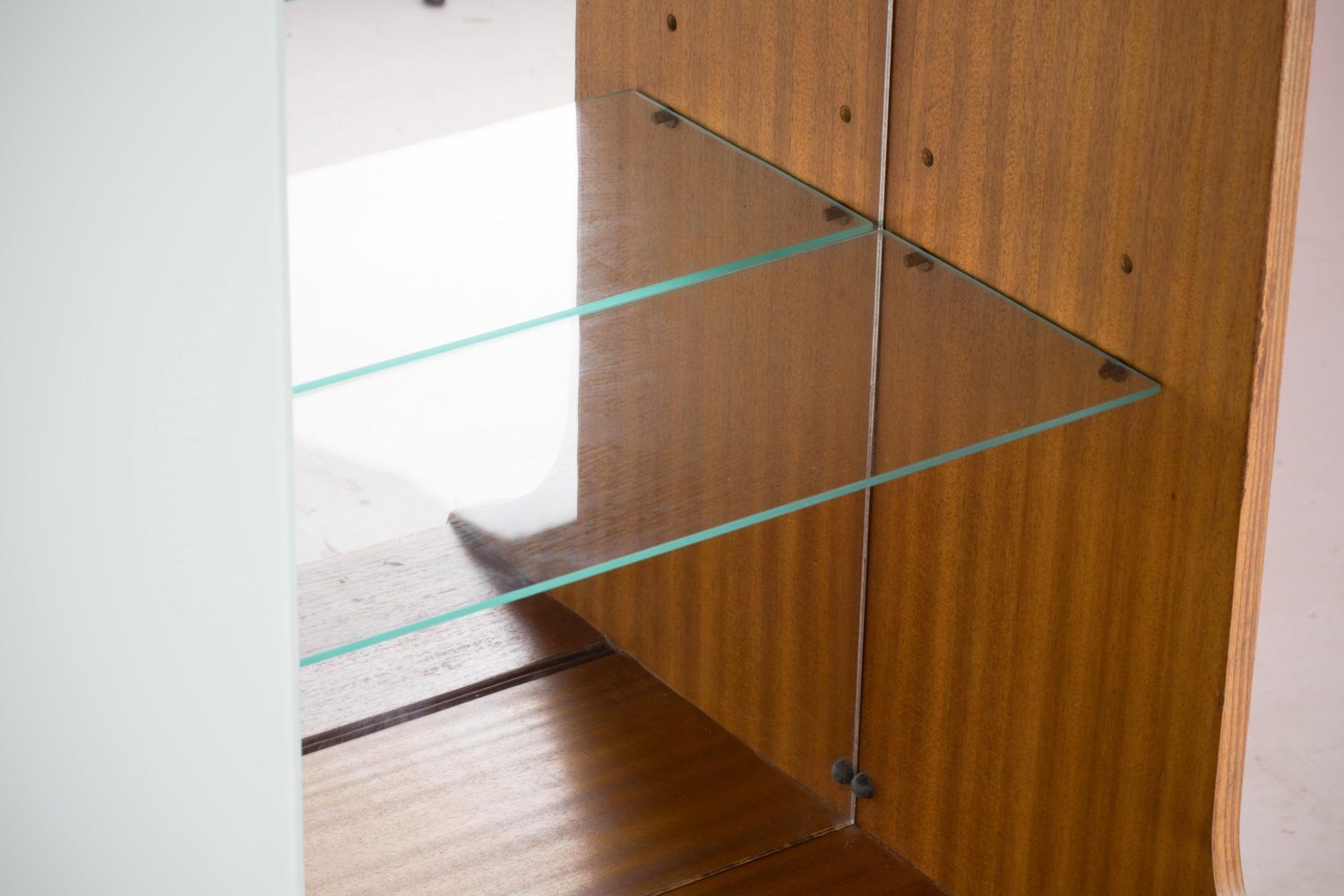 Scandinavian vintage teak library 1960