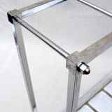 Art Deco umbrella holder in chromed metal