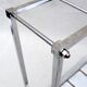 Art Deco umbrella holder in chromed metal