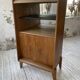 Meuble de rangement secrétaire chêne années 60