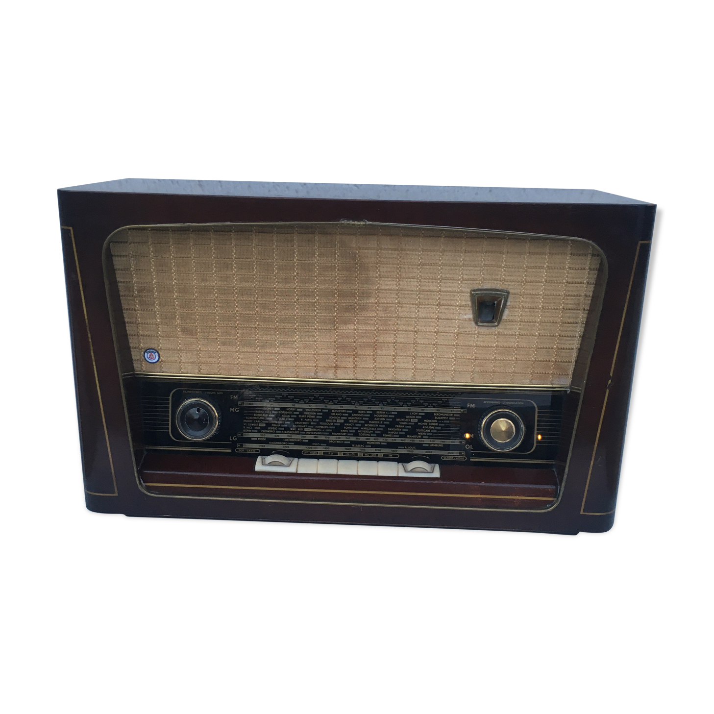 Wooden radio Radiobell