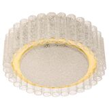 Superb glass tube ceiling light from Murano by Doria, Germany, 1960s.