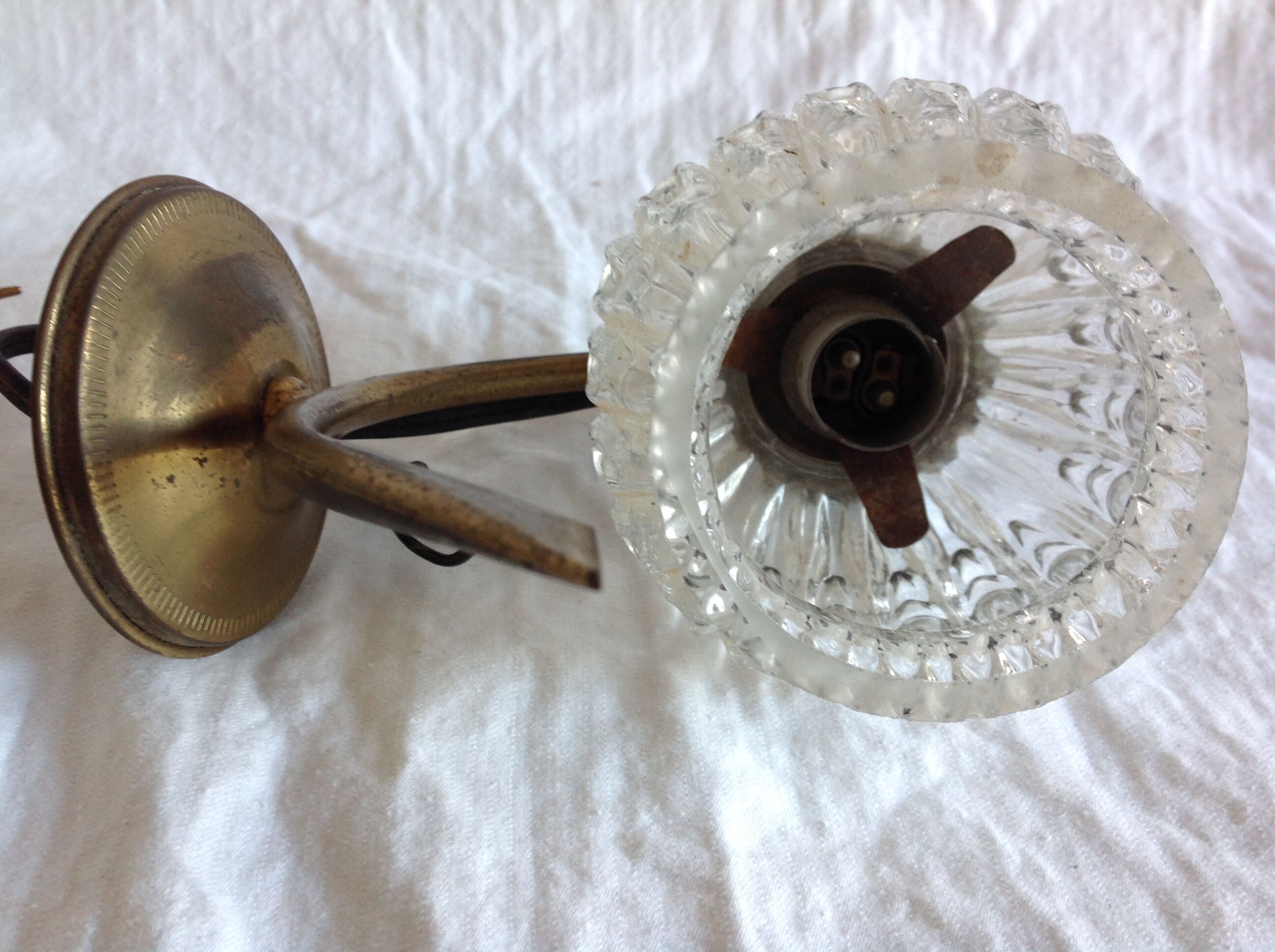Paire d'appliques vintage