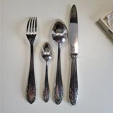 4-Piece Flatware Set, Liberty Silver-Plated Metal