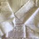Nappe de cérémonie en organza blanc