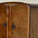 Wardrobe compactum Walnut art deco period