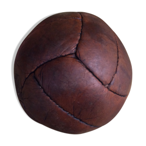 Ballon de médecine en cuir années