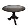 Coffee table, carved padauk wood with dragons, Anglo-Indian, 19th century – India