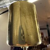 Large white glass hanging lamp by Vistosi, Italy