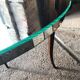 Coffee table end table art deco mirror