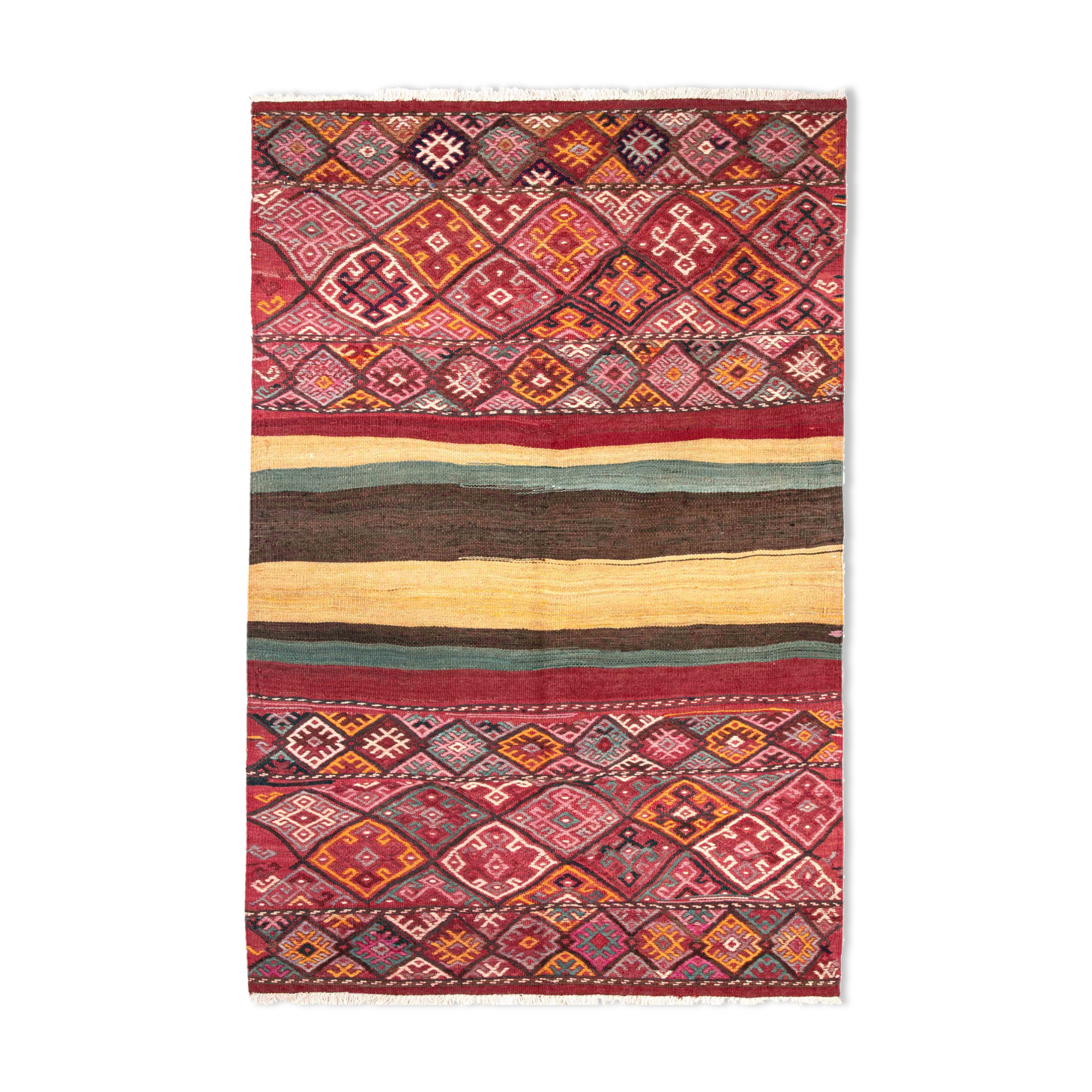 Vintage Iranian Kilim 170 x 108 cm