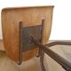 Vintage Office Chair Mid Century Desk Adjustable Swivel Wooden Chair