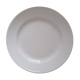 Round dish porcelain on fire