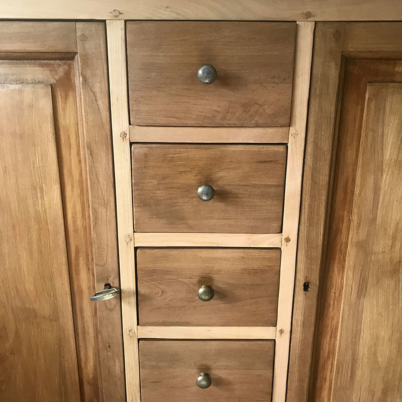 Parisian buffet raw wood