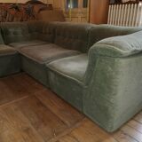 Rolf Benz XXL modular sofa 9 velvet modules