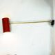 Cylindrical wall lights in Austrian red brass from the mid-century by J.T. Kalmar.
