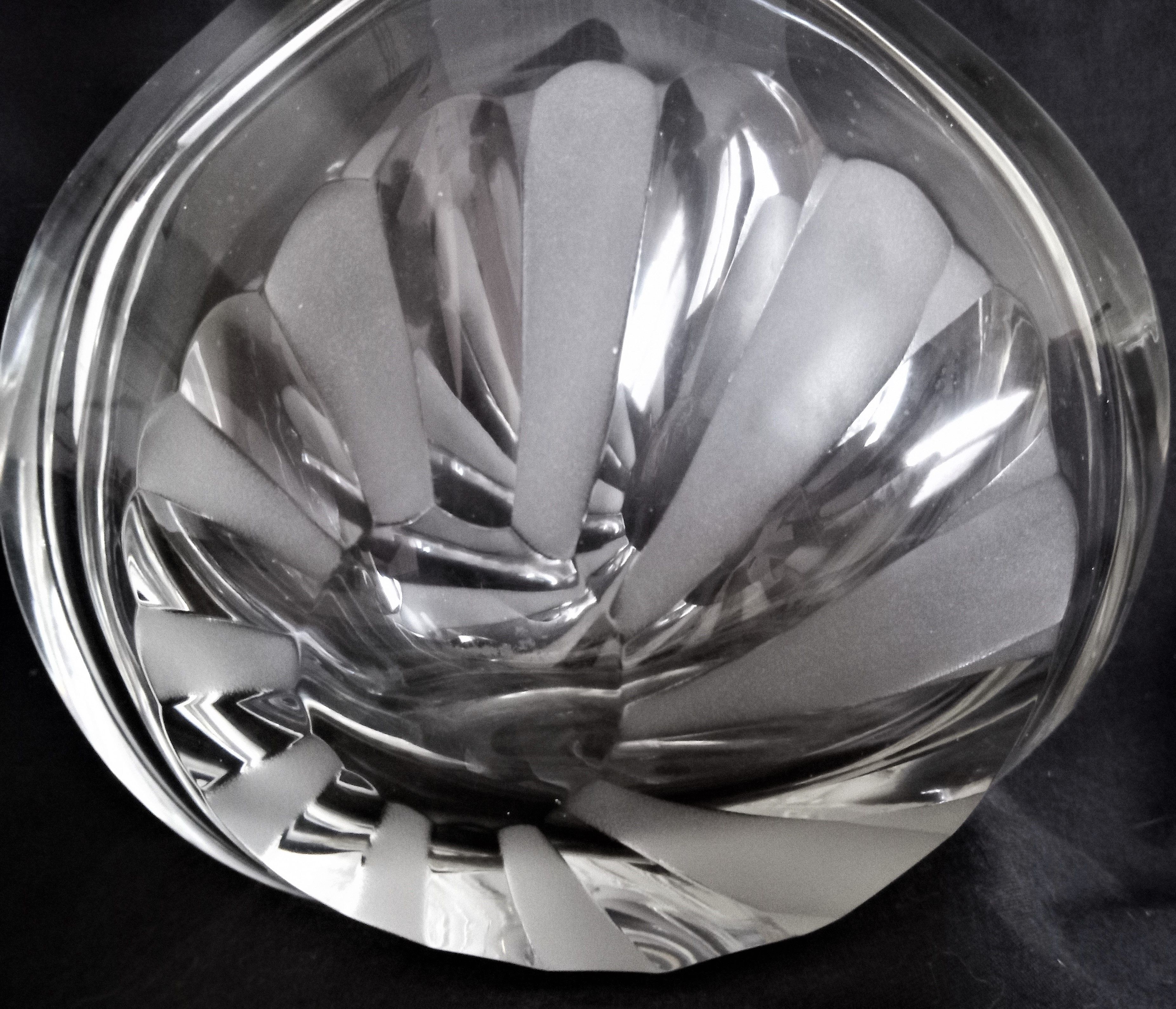 Large Art Deco crystal spirit decanter