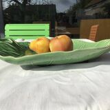 Exotic leaf fruit bowl